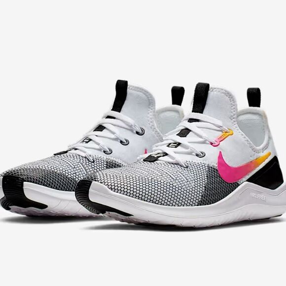 Nike Free TR 8 Athletic Shoes- Black/Laser Fuschia - Picture 1 of 11